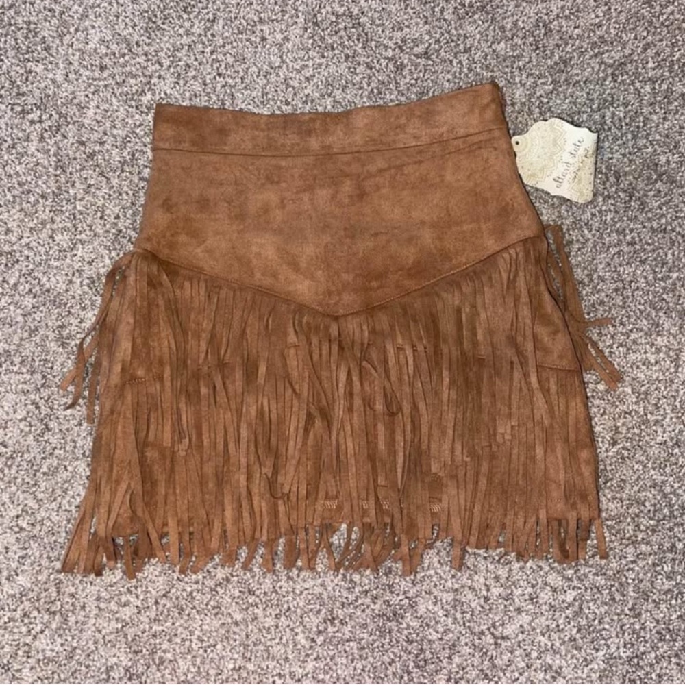 Altar’d State Fringe Skirt